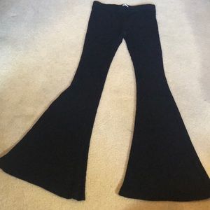 Black boho pants